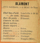 Blâmont - Instituteur Marange