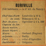 Buriville - Institeur Gégroire