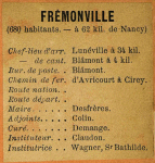 Frémonville - Instituteur Claudon