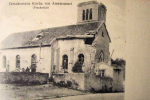 Zerchossene Kirche von Amenocourt