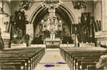 Inneres der Kirche von Elgringen - (D. Avricourt) 1915