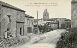 L'entrée du village par la route de Blâmont