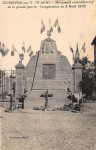 Monument commémoratif de la grande guerre - Inauguration du 9 août 1925