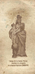 Statue de la Sainte-Vierge vénérée à la chapelle de la Bonne-Fontaine