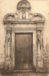 Curieuse porte du 18e siècle