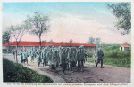 Ein Teil der bei dem Erstürmung des Sachsenwaldes bei Leintrey gemachten. Gefangenen wird durch Elfringen geführt