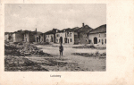 Franz. Dorf Leintrey Strassenbild in dem vollständig zerstörten Dorf