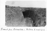 Tunnel pour Decauville - 4 mai 1916