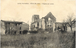 L'église en ruines