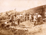 222e RI - Construction du Poste de Secours - aout 1915