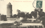 Ruines du vieux château - 1912 (timbre 5 c)