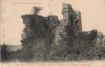 Une partie des ruines du château dévasté à l'époque de la guerre de trente ans