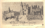 Reconstitution du Vieux Château - 1904 (?) (timbre 5 c)