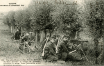Guerre franco-allemande 1914 - Batterie de mitrailleuses près le village de Blâmont