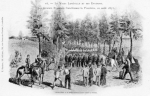 Les derniers Prussiens franchissant la frontière en août 1873