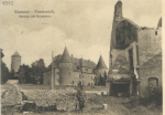 Schloss mit Burgturm - Postkarte 1915
