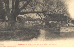 Un coin de la rivière La Vezouze - 1908