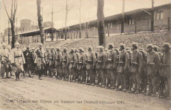 Prinz Leopold von Bayern am Bahnhof von Deutsch-Avricourt 1915