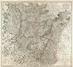 Carte de la Lorraine - Charles François Delamarche - 1792