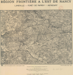 Région frontière à l'Est de Nancy - 1916
