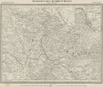 Meurthe et Moselle - L. Steff d'après les cartes d'Etat-Major corrigées et complètées - 1873