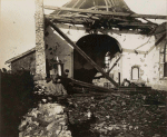 Herbéviller. L'église bombardée - Juillet 1917