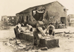 Saint-Martin. Soldats lavant leur linge - 24 août 1916