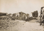 Vého. Rue détruite en 1914. L'entrée du village - Juillet 1917